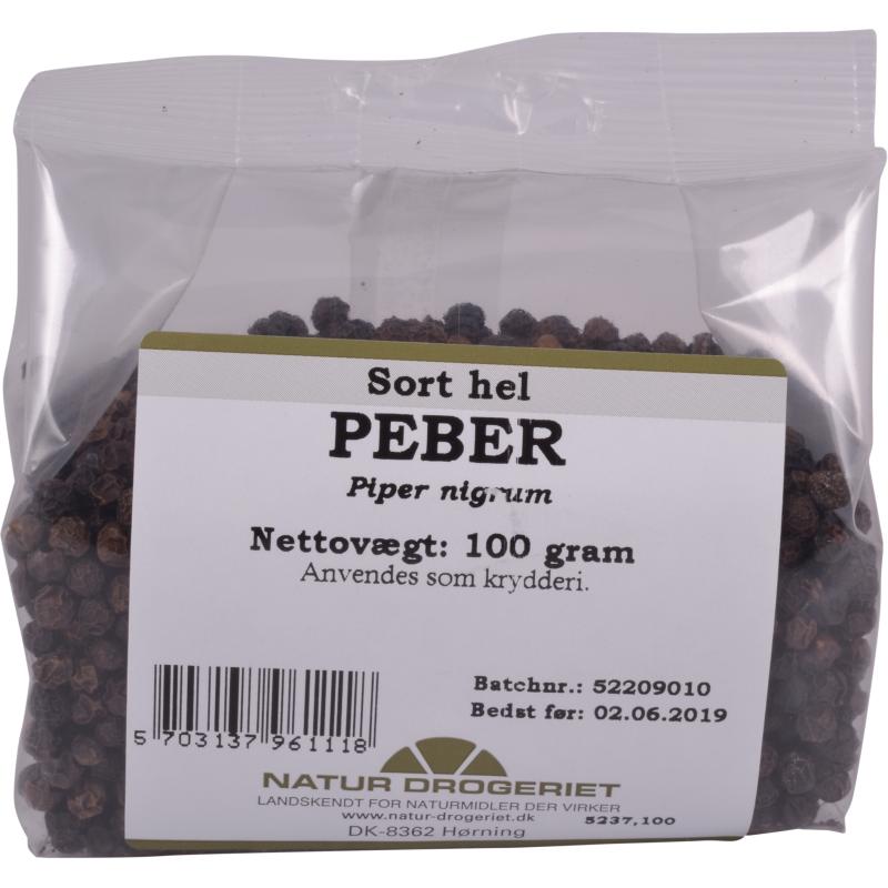 Peber, sort, hel 100 g